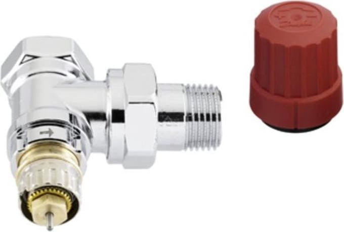 Danfoss RA NC Thermostatische radiatorafsluiter 1/2 bi bu haaks chroom