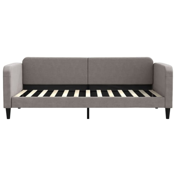 vidaXL - Slaapbank - 90x200 - cm - stof - taupe