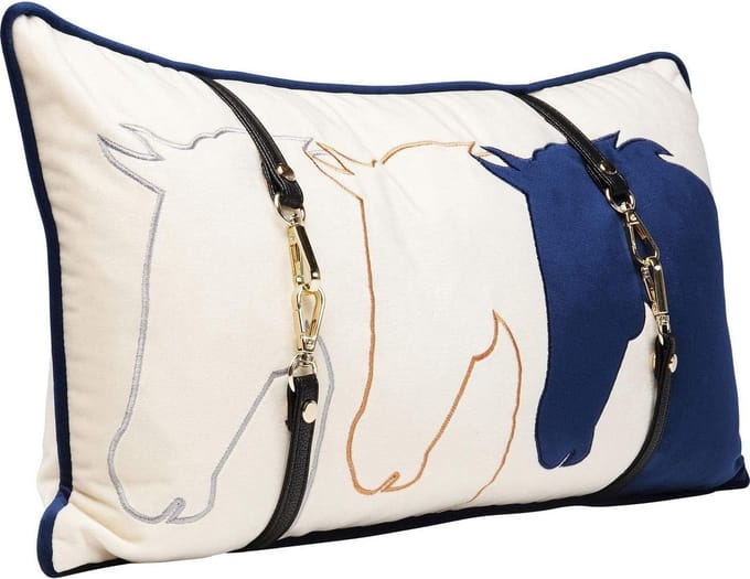Kare Design kussen Horsefaces, 50x30x8cm