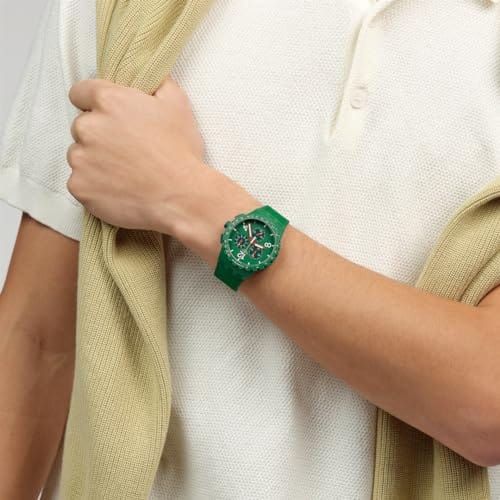 Swatch PRIMARILY GREEN SUSG407 Polshorloge, Groen black