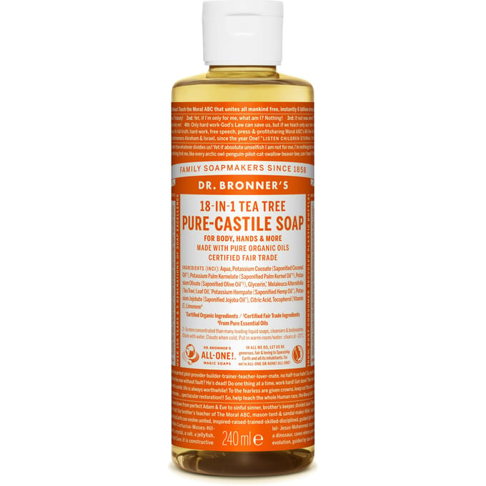 Dr. Bronner’s Dr. Bronner&rsquo;s Magic Soap Tea Tree 240 ml