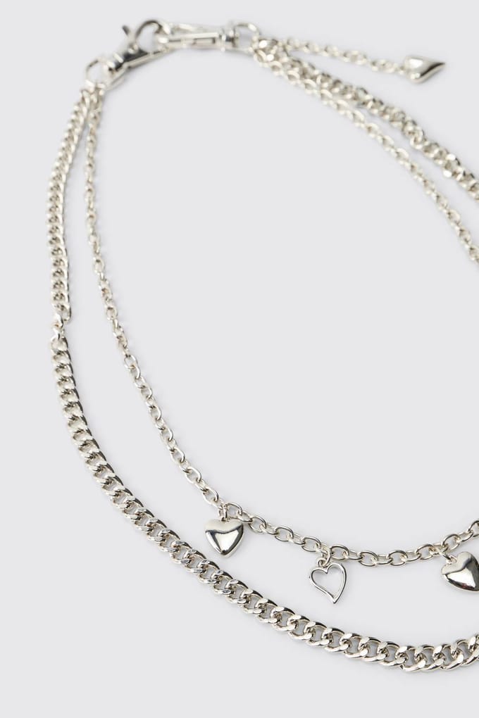 Hart Jeans Ketting | Silver