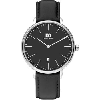 Danish Design IQ13Q1175 horloge heren - zwart - edelstaal