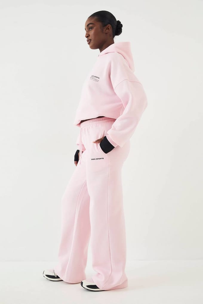 Dames DSGN Studio Sport Oversized Hoodie | Marshmallow Pink | Maat: Medium