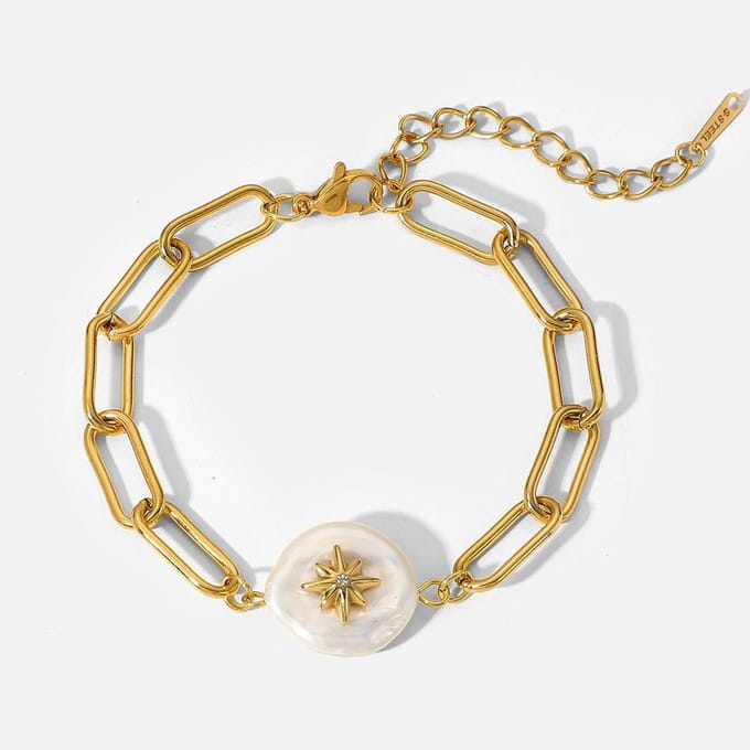 Armband met Parel & Ster – Speels & Elegant | Twinolo