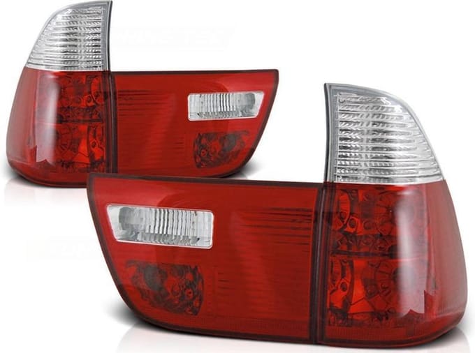 Achterlichten BMW X5 E53 09 99-06 ROOD HELDER