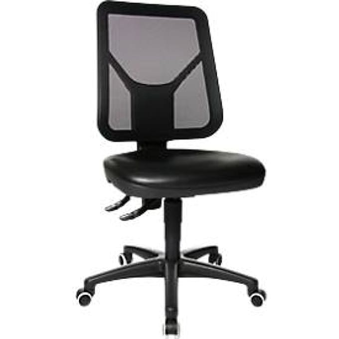 Topstar werkstoel TEC 80 PK met wielen, zwart