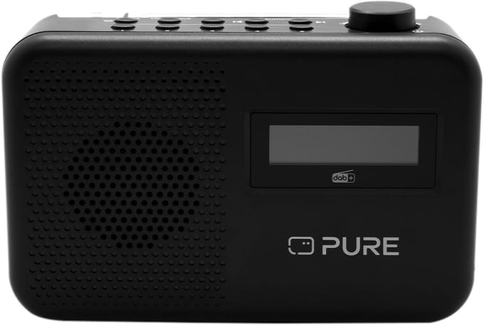 Pure Elan One2 Charcoal EU/UK/AU Zakradio DAB+, FM Bluetooth, DAB+ Zwart