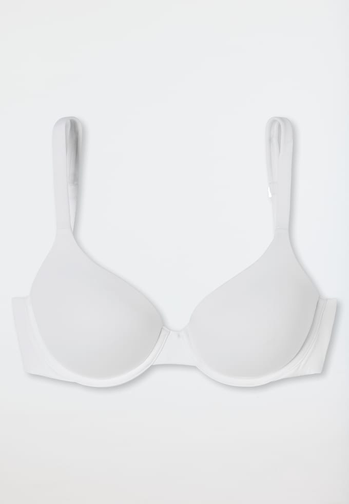 Voorgevormde Beha met glijdende cups, wit - Unique Micro 75D