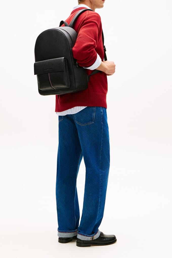 Tommy Hilfiger Central Backpack Black Taglia: OS | Zaini Outlet | Uomo | Nero