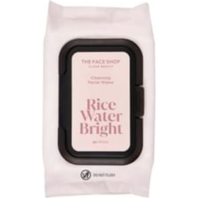 THE FACE SHOP - Rice Water Bright Cleansing Facial Wipes 2026 Version - 50 sheets