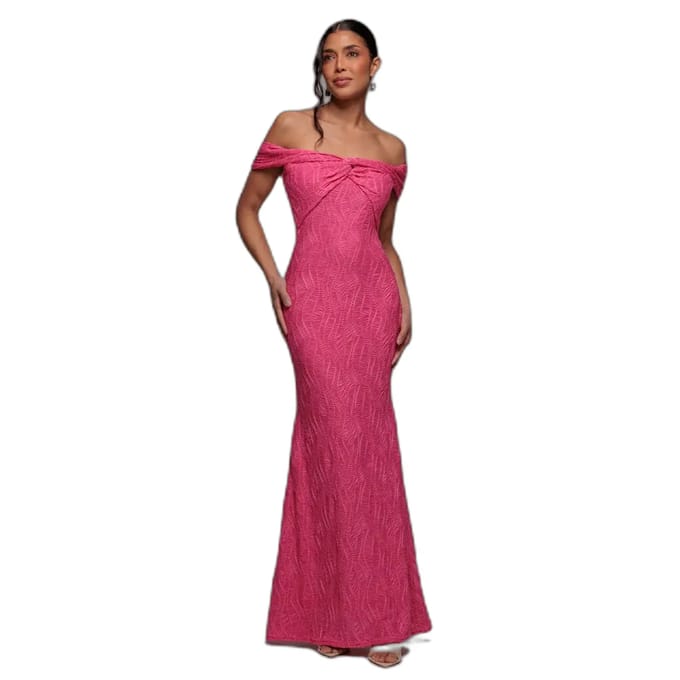 Maxi-jurk voor dames Goddiva Knot Twist