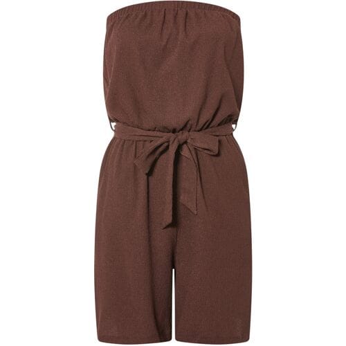 ESMARA Korte dames jumpsuit (Bruin, M (40/42))