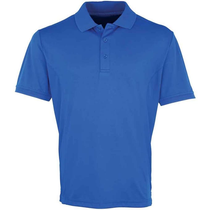 Premier Heren Coolchecker Pique Poloshirt (Koningsblauw)