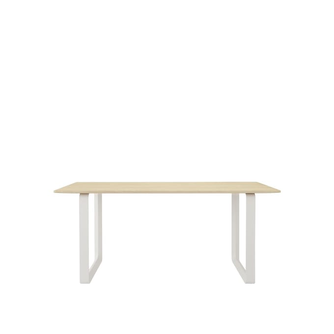 Muuto 70/70 Tafel - eiken massief - wit - S