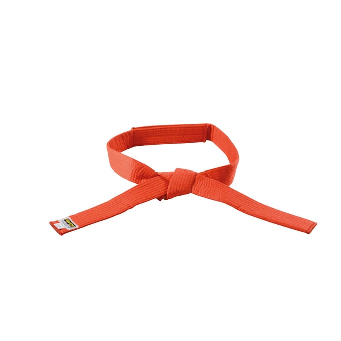 Oranje klittenband riem budō kind Kwon