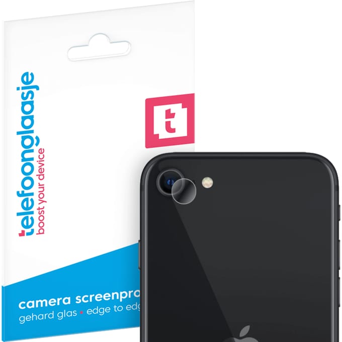 iPhone SE (2020) camera lens screenprotector gehard glas