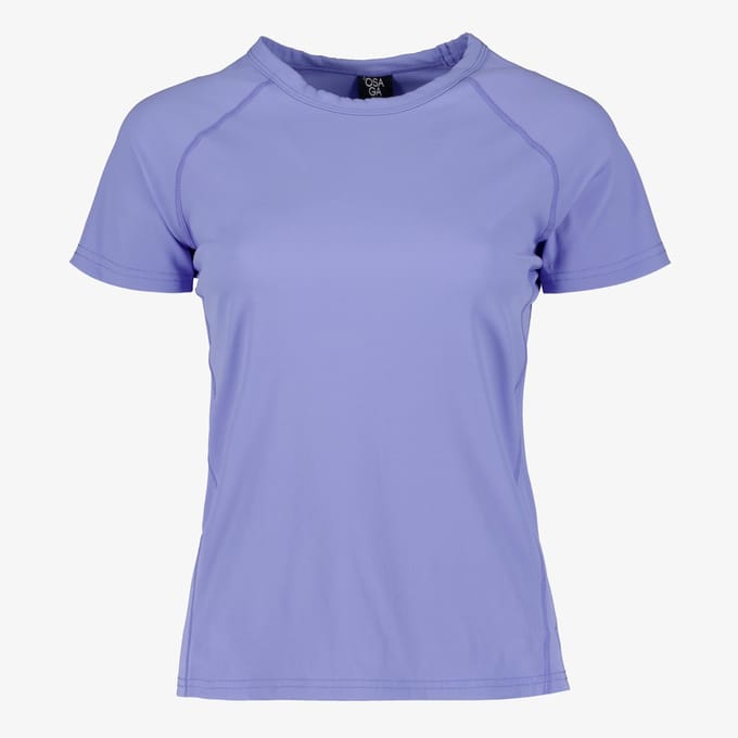 Osaga padelshirt dames blauw - Maat S