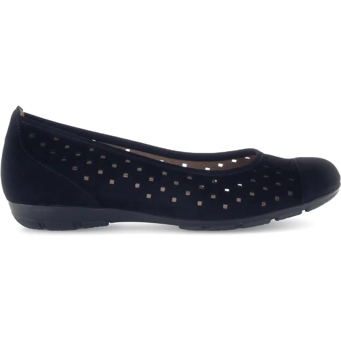 Ballerina's van zacht nubuck dames Gabor