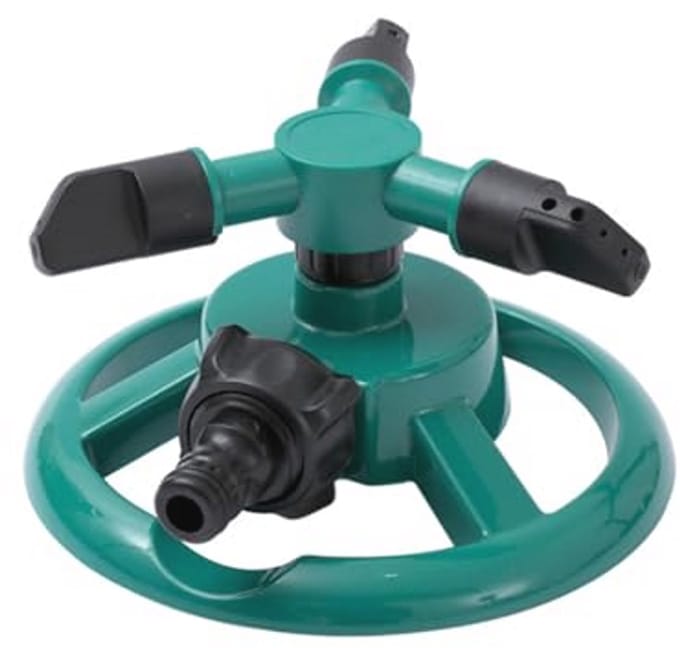 Verstelbare 360° ronde bodemsproeier voor tuinirrigatie - Eenvoudige en efficiënte waterverdeling