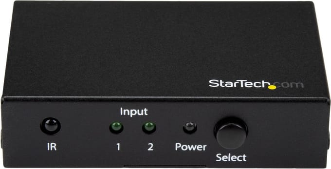 StarTech.com 2-Port HDMI Schakelaar - 4K HDMI Schakelaar Box - Ultra HD 4K 60Hz