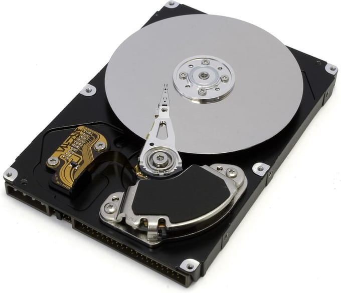 Interne Harde Schijf - HDD Schijf - Data Opslag - ATA-100 Interface - 25 inch - Grijs