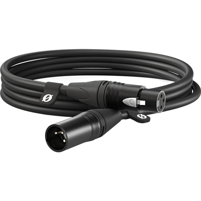 Rode XLR3M XLR Verbindingskabel 3 m Zwart
