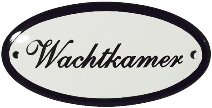 Deurbord Wachtkamer