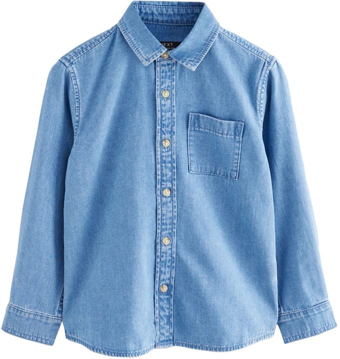 Next - Jongens - Denim shirt met lange mouwen - Blauw