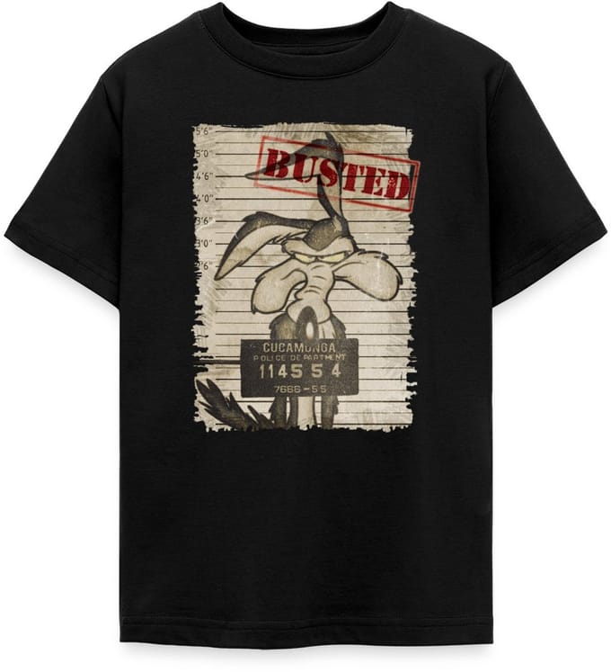 Looney Tunes Wile E. Coyote Busted T-Shirt Tiener