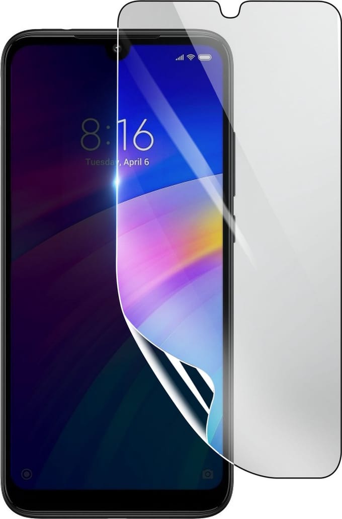 3mk, Geschikt voor Xiaomi Redmi 7, Schokbestendige Hydrogel Screenprotector, Transparant