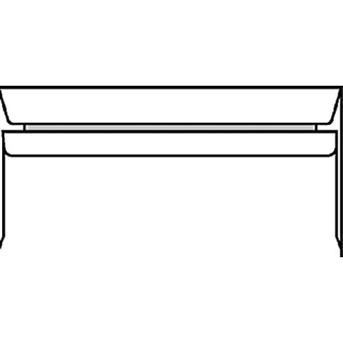 Envelop bank iezzy c5/6 114x229mm gegomd wit 500 Stuks