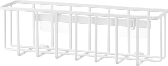 Yamazaki Zelfklevend Gootsteen/Wastafel Mandje - L - Tower - Wit