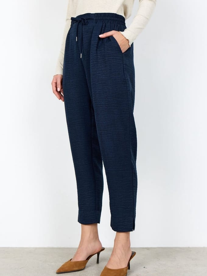 Soyaconcept Sc-charissa 2-b navy broek