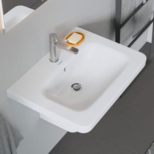 Duravit DuraStyle furniture washbasin 65 cm, 1 tap hole