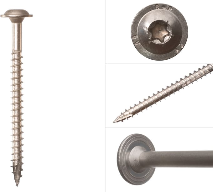 Wovar Tellerkopschroeven RVS A2 8.0 x 120 mm Torx | Doos 50 Stuks