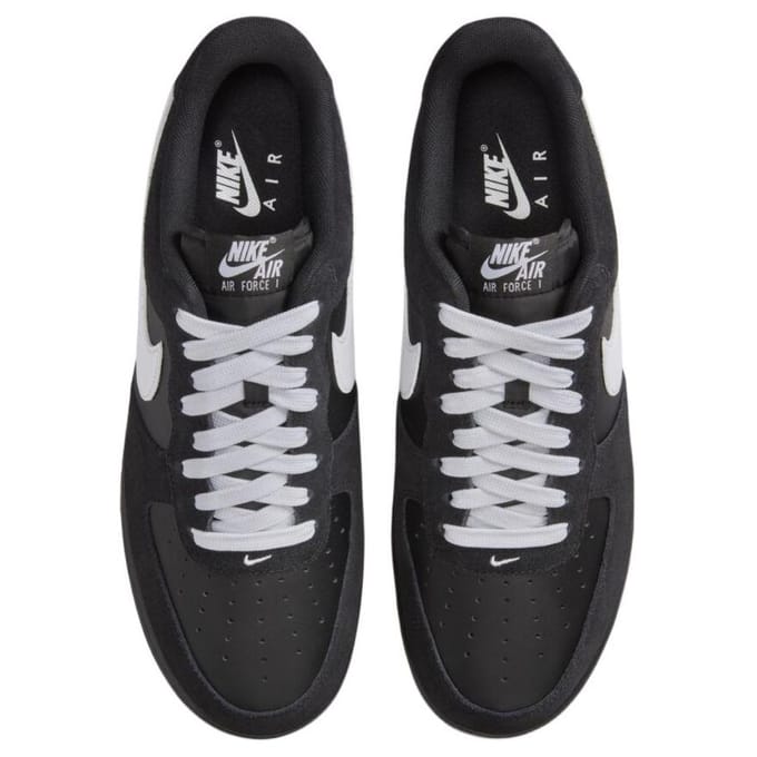Nike Air Force 1 07 LV8 Zwart Gum Heren Sneakers Wit Gum-Lichtbruin IB6388-001 44.5 black