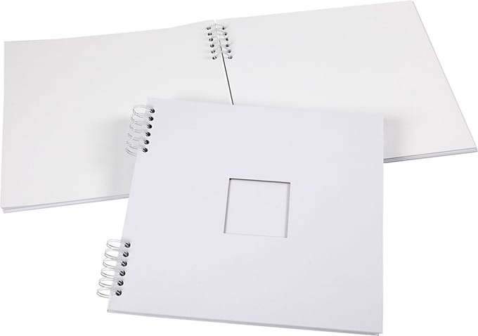 Spiraal gebonden Scrapbook, afm 30,5x30,5 cm, 1 stuk