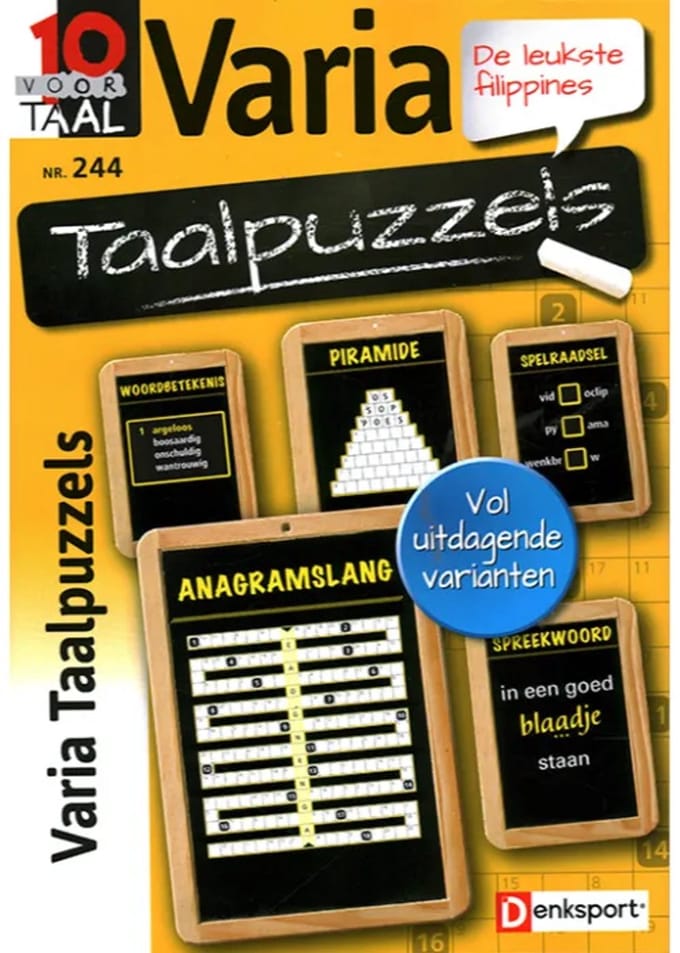 10 voor Taal Varia Taalpuzzels - 244 2025