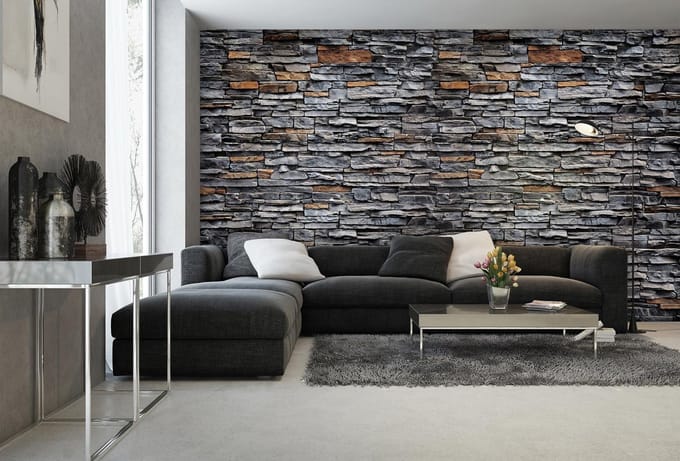 Stone Wall Photo Wallcovering
