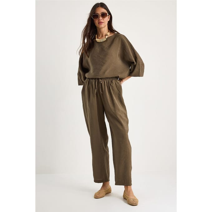 Overmaatse Bootlijn Polyester Twee-delige Set