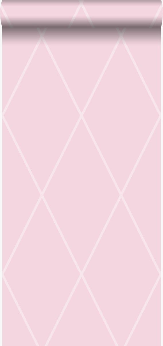 Origin Wallcoverings behang ruiten roze - 53 cm x 10.05 m - 345722