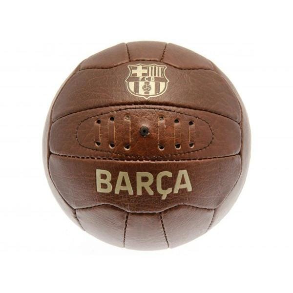 Barcelona FC Retrovoetbal 5 goud/bruin