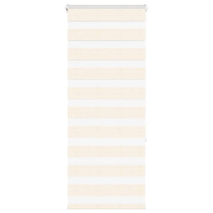 vidaXL - Zebra - Blind - 55x150 - cm - stofbreedte - 50,9 - cm - polyester - marmerbeige