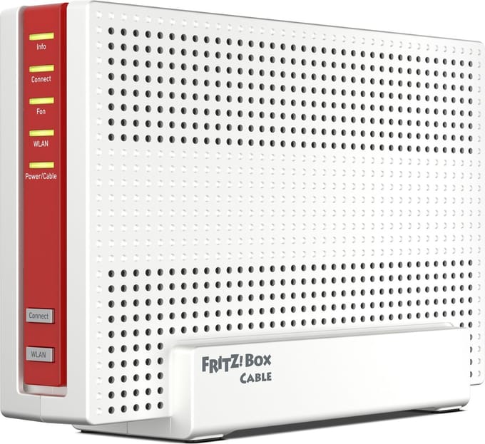 FRITZ!Box 6690 Kabel/COAX - Router - Mesh - WiFi Versterker - Dual-Band - WiFi 6 - 1200 + 4800 Mbps