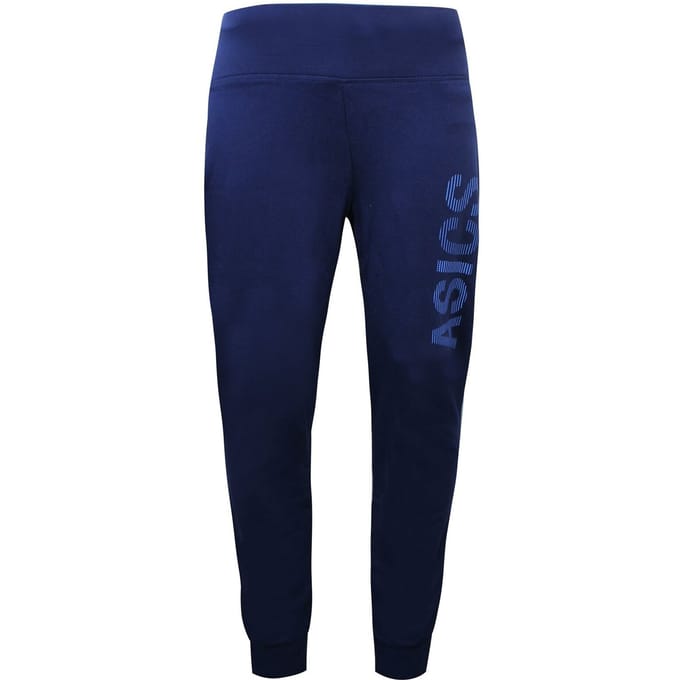 Asics Logo Dames Navy Track Broek