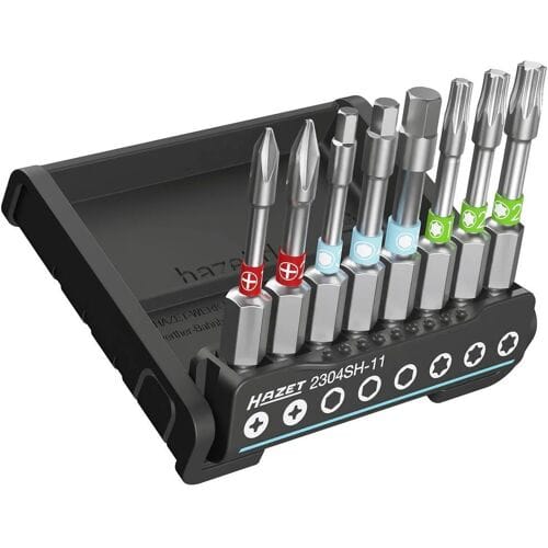 Hazet 2304SH-11 Bitset 8-delig Binnen-T-profiel, Inbus, Kruiskop Phillips Hold-functie