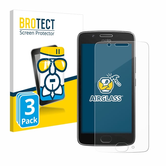 Screenprotector 3 Stuks voor Motorola Moto G5 Beschermglas transparant