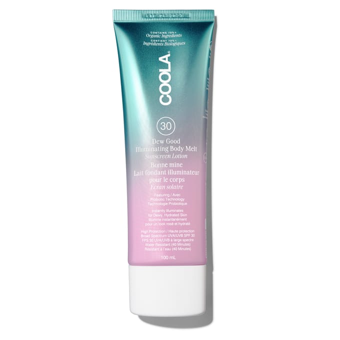 Coola Dew Good Illuminating Body Melt Sunscreen Lotion Spf 30