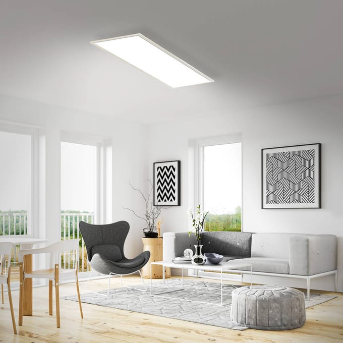 BRILONER Simple - LED Plafonniére - neutral wit licht 4.000K - 4.100Lm - 38W - 119.5 cm